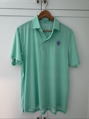 B. Draddy Men’s Medium Performance Golf Polo - Trump National Bedminster